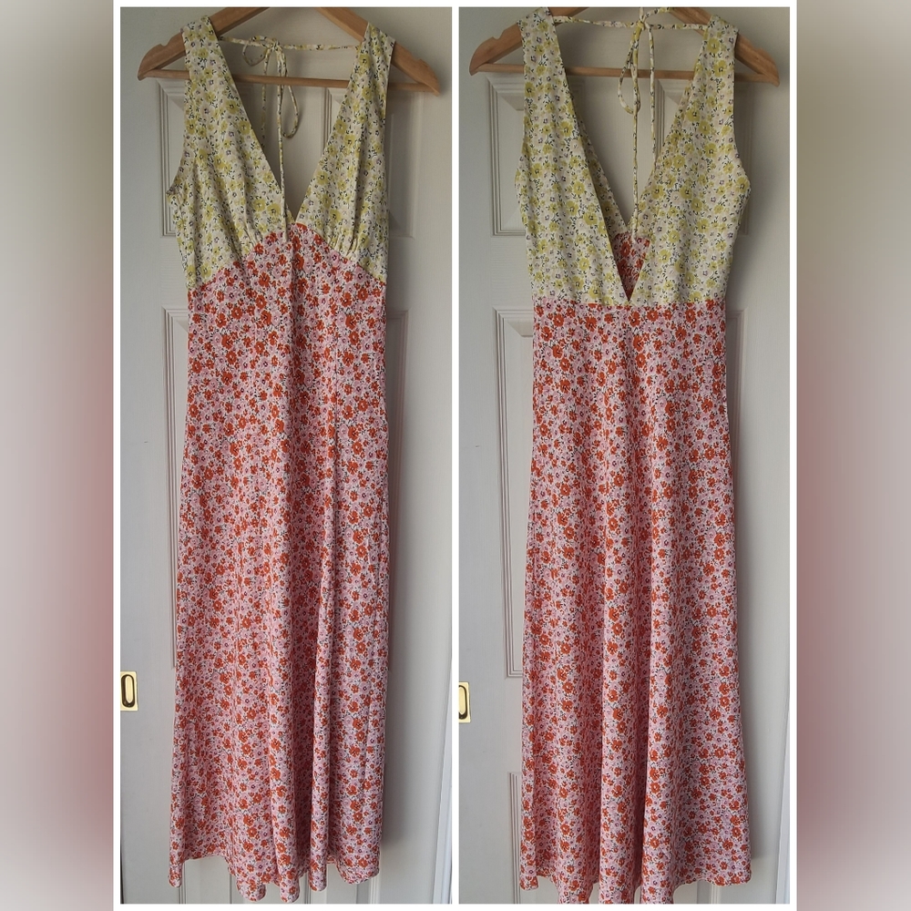 Vrg Grl Bias Cut Midi Dress